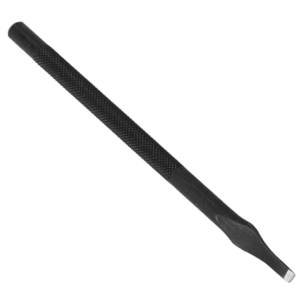 Læder Slot Punch Sort Stål Læder Fin Poleret Flad Spids Hul Puncher3mm