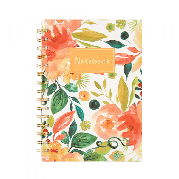 Co Cute Mini Spiral Notebook, 8.2\" X 5.7\" Journal Med Dura