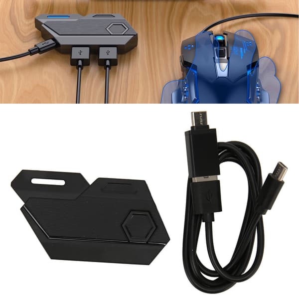 Tastatur- og musekonverteradapter til PS3, PS4, PS5, XBox360, Xbox ONE, Xbox Series X S og Switch