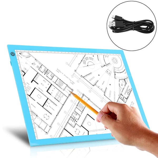 LED-ljusplatta A4 Ljusstyrka Artcraft Tracing Light Digital Graphics Tablet för ritning