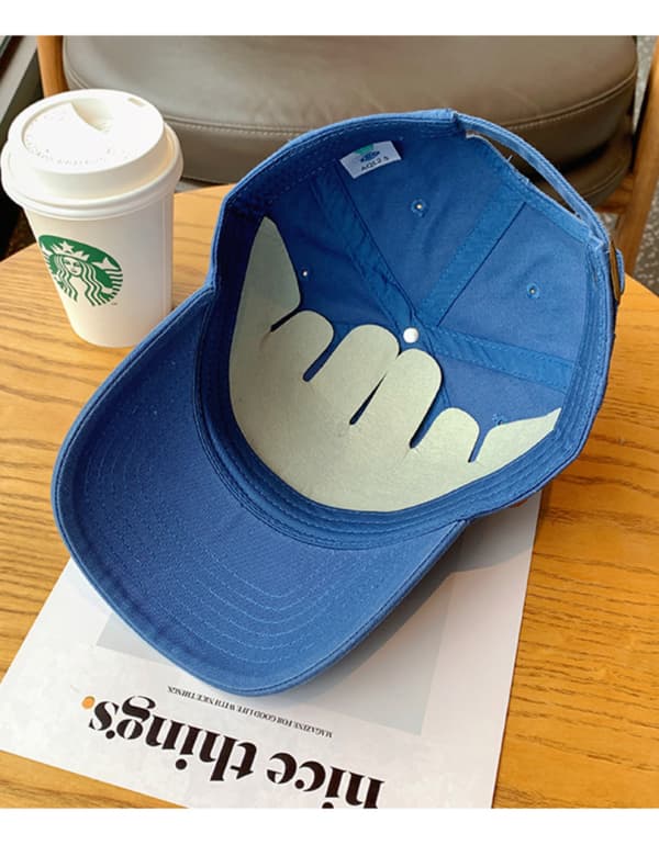 C-Word All-Match Soft Top Baseball Cap Par Hætte Trend D