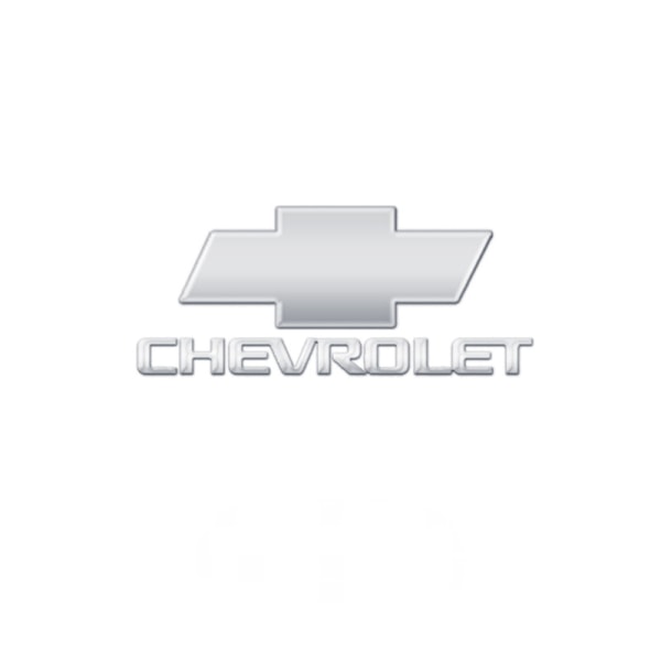 Bil metal klistermærker kreative bil klistermærker dekorative klistermærker - Chevrolet øvre og nedre standard metal klistermærker / 5 stykker