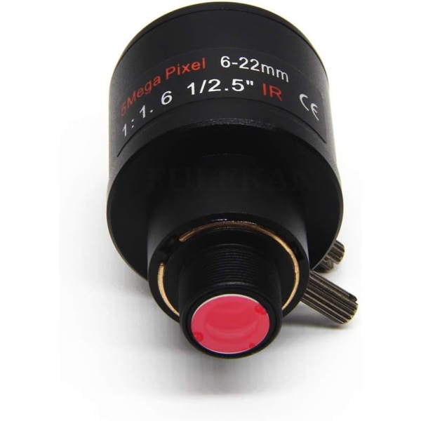5MP Action Kamera Vari-Fokal Linse 6-22mm M12 Montering 1/2.5 Tommer IR Filter Lang Afstand Visning
