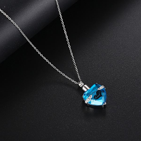 Minnessmycke Urna Halsband Hjärta Minnesmärke