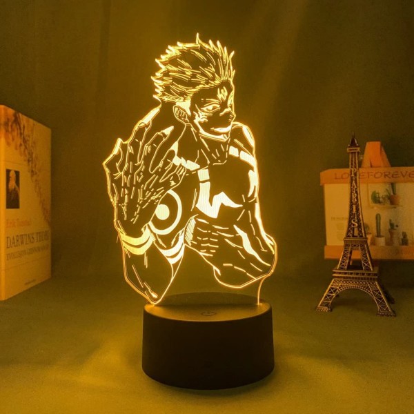 Jujutsu Kaisen Gojo 3D Illusion Nattlampa Smart Touch