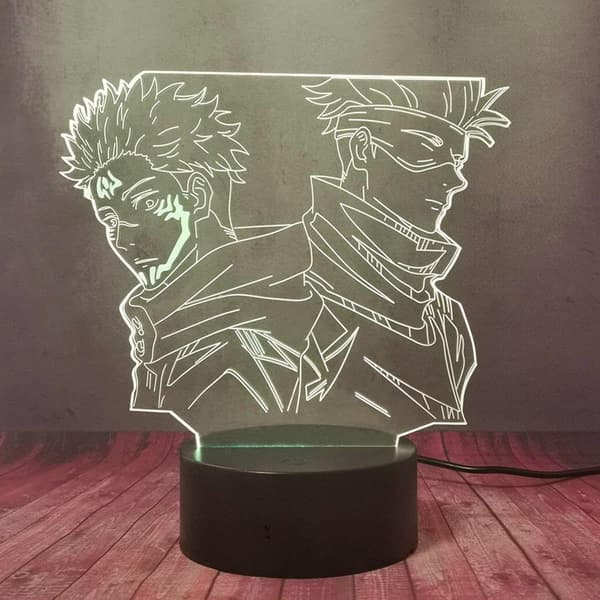 Anime Comic Bordlampe 3D LED Optisk Natlampe Yuji Itador