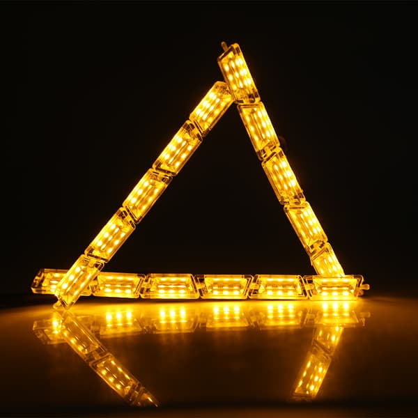 2 stk LED-Strips Lygter Dagkørelys DRL Blinklys 16-LED Modul