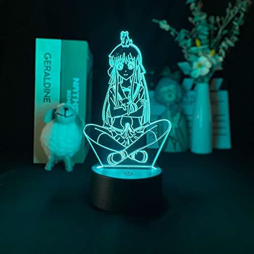 Berøringssensor 3D Bilde Lampe Honda Tohru Japansk Anime Proj