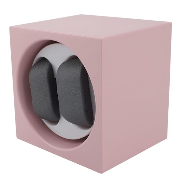 Dubbel automatisk klockuppdragare USB batteridriven 2 hastigheter justerbar tyst drift Smart klockuppdragare med LED-ljus rosa