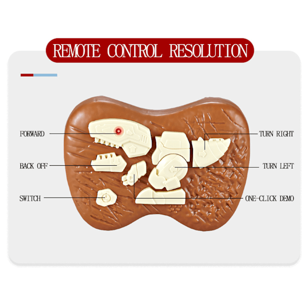 Kauko-ohjattava dinosauruksen malli 2.4G Realistinen kävely Karjuva Koulutus RC Dinosauruksen lelu lapsille Dilophosaurus