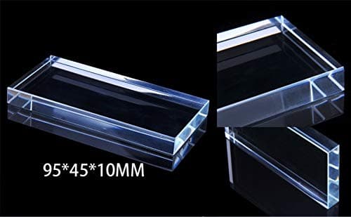 4x2 tommer glasfarvepaletstativ, professionel blandingsplade til neglekunst og vippeextensions