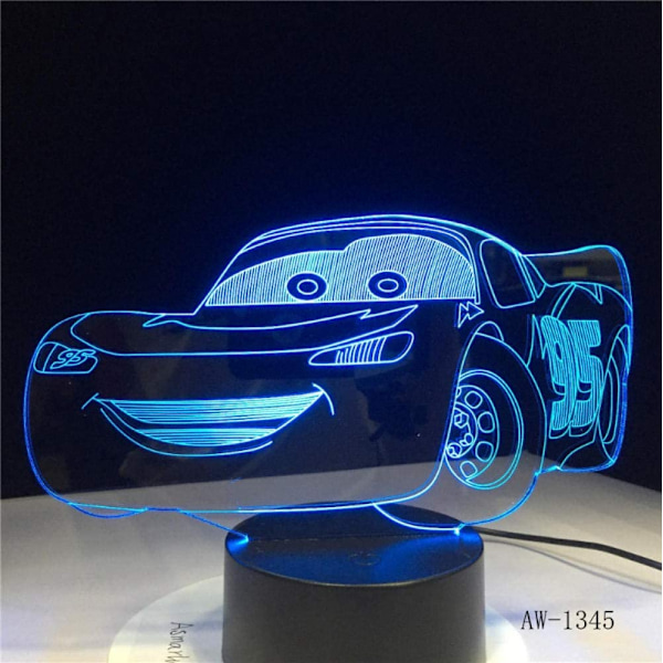 Pojkar födelsedagspresent Lightning McQueen Route 66 Din racingbil