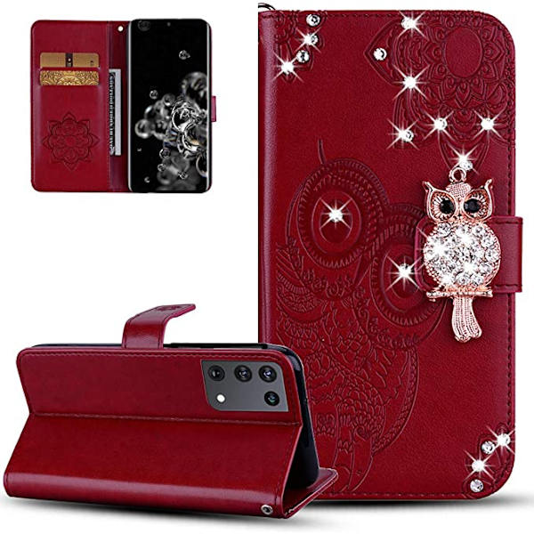 Kompatibel med Samsung Galaxy S22plus 5G Fodral Kvinnor Glitte