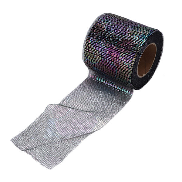 Tulle Rulle Symphony Line Mesh Rulle Manuell DIY Hårprydnad Bågnät Tygtillbehör Svart