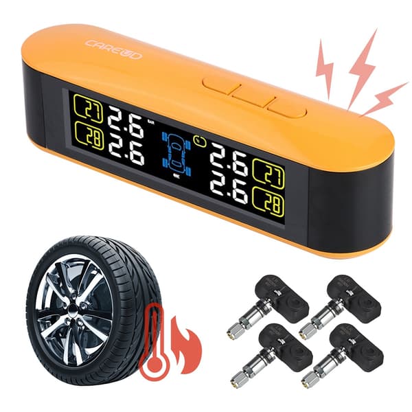 Dekktrykkovervåking for bil med 4 interne sensorer TPMS