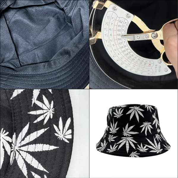 Unisex Bucket Hat Print Vendbar Dobbeltsidet Solhat