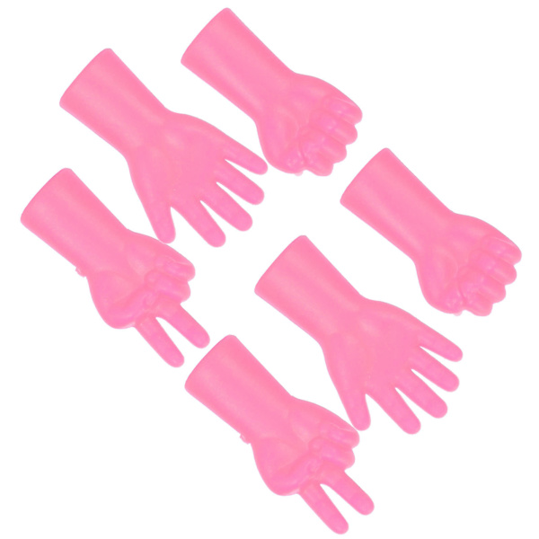 6 stk nålebeskyttelse skridsikker sweater pin beskytter strikning forhindre tab af nåle tilbehør (rose rød)