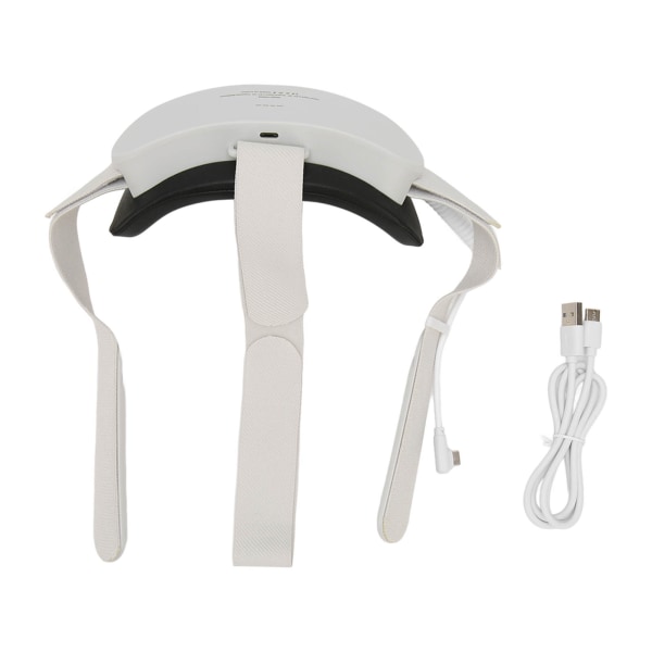 VR Head Strap Förläng 3,5H till 4H Playtime VR Laddningsrem med 6000mAh batteripaket för Oculus Quest 2