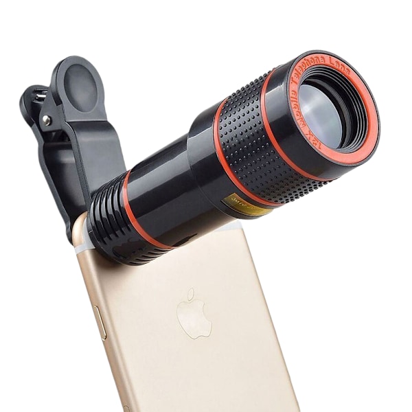 Mobiltelefon Kameraobjektiv 12X Teleobjektiv Zoomobjektiv Kompatibel med