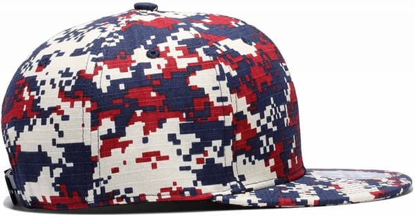 Klassisk Snapback-caps Hip Hop Flat Bill Visor Cap - Unisex Ad H
