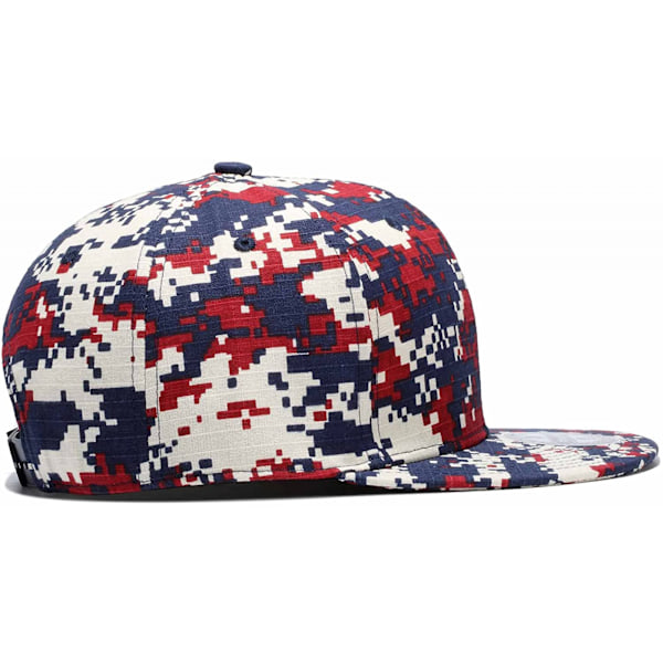 Klassisk Snapback-hatt Hip Hop Flat Bill Visor Cap - Unisex Annons H