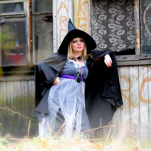 Halloween-asu noitahattu halloween-asusteet fo