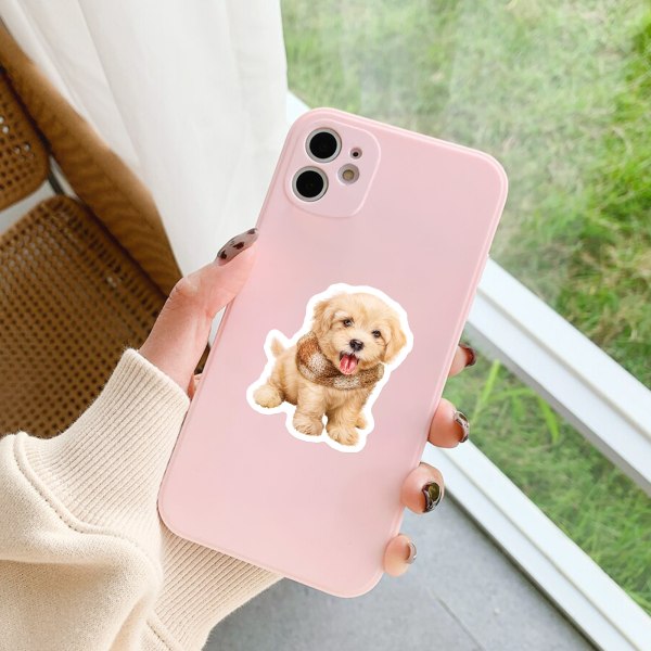 Olika hund Shiba Inu Golden Retriever Stickers, S