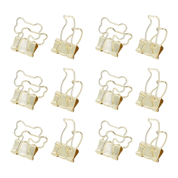 30 stk. Mini Binder Clips Multifunktionelle Innovative Metal Stærke Klemkraft Papir Binder Clips til Hjemmet Kontor