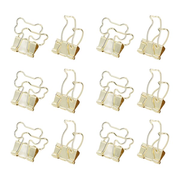 30 stk. Mini Binder Clips Multipurpose Innovative Metal Strong Clamping Force Paper Binder Clips for Home Office