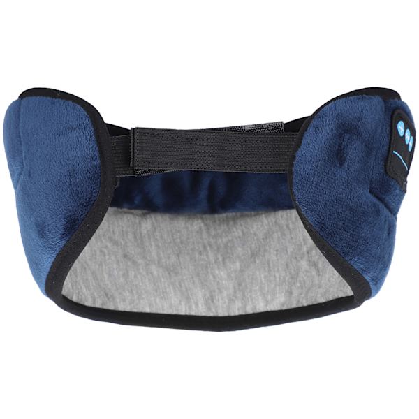 Hemmakontors Bluetooth-hörlurar Sömnmask med Trådlöst Inbyggt Hörlurar Musik Mask Blå