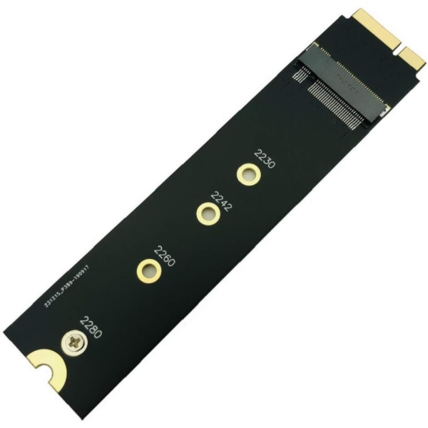 M.2 NGFF SATA SSD-adapterkort for oppgradering av 2012 MacBook AIR A1465 A1466