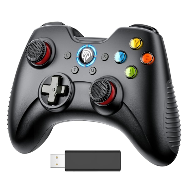Kablet Gaming Controller til Windows PC/ PS3/ Android TV Box/Tesla black-wireless version