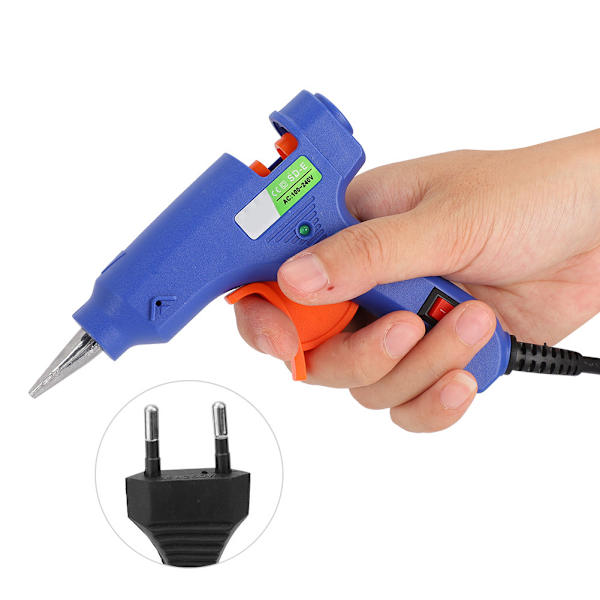 20W smeltelim pistol DIY Universal håndlaget elektrisk oppvarming profesjonelt utstyr 110‑240VEU plugg