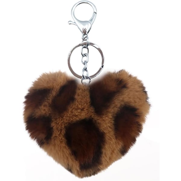 Pom Pom Keychain Artificial Fur Ball Keychains Fluffy Tote Pendant Car Bag Charm