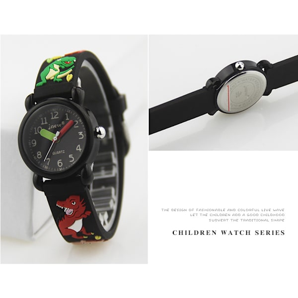 3D Barnklocka, Söt Cartoon Vattentät Klocka Silikonarmband för 2-12 År Gamla Flickor och Pojkar, Bästa Presenten till Barn