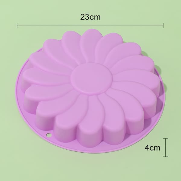 Kakeformer solsikkemousseform stor skiveform kake