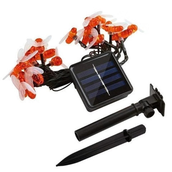 Solcellslampor med bin i form av solcellslampor utomhus LED-bin ljusslingor W