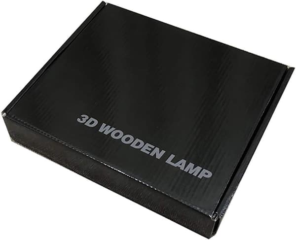 Rakett Nattlys Tre USB 3D Visjon Bordlampe Soverom