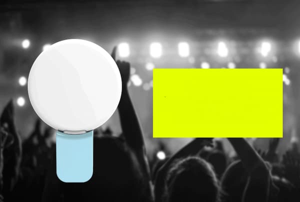 Selfie Ring Light Oppladbar Bærbar Clip-on Selfie Fyll