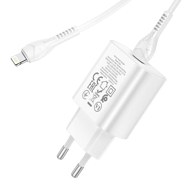 hoco. N22 Europæisk standard PD25W oplader egnet til Apple