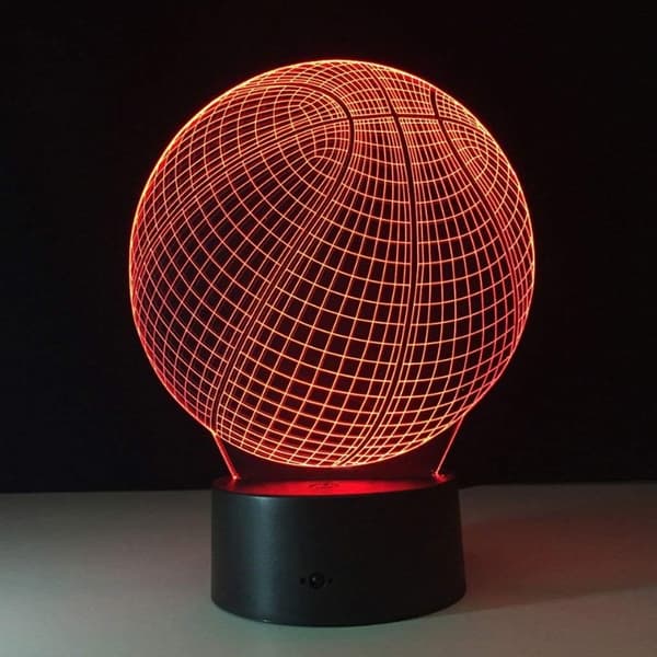 Dekorlampe Illusjon LED Nattlys 3D Nattlys Tredimensjonal