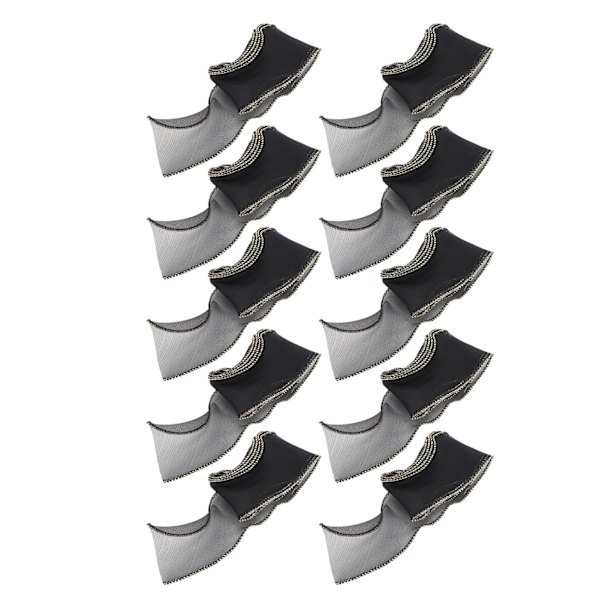 10 meter spetsband 60mm spiral DIY-tillbehör för hår sömnad dekoration presentinslagning (svart S1)