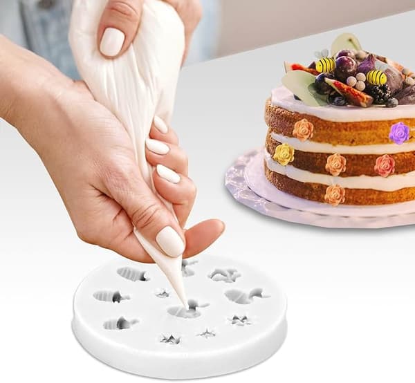 Silikonformar Non-stick Bi Gummy Formar Silikon Bi Bakning