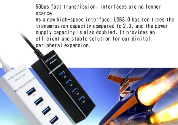 USB3.0HUB 4-port 3.0 splitter 3.0 hub hub extender speed usb datamaskin splitter