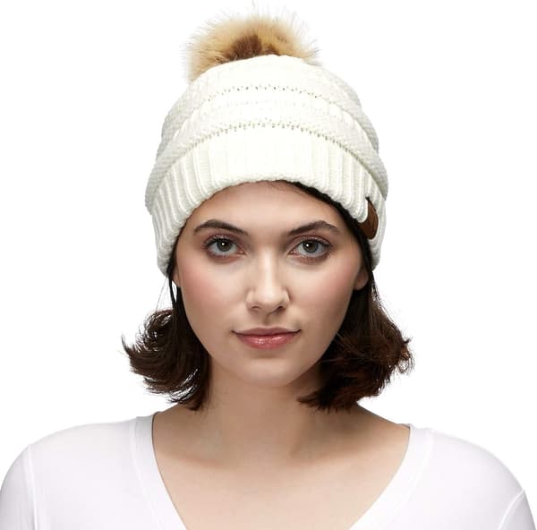 Eksklusive Unisex Solid Ribbestrikket Lue med Dusk