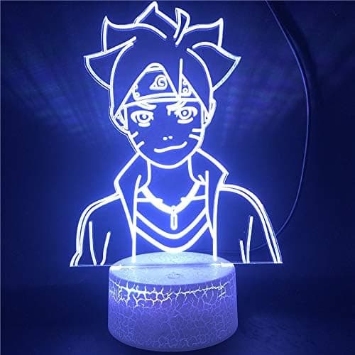 Naruto Kakashi Uchiha Sasuke 3D Illusion Natlampe Sm