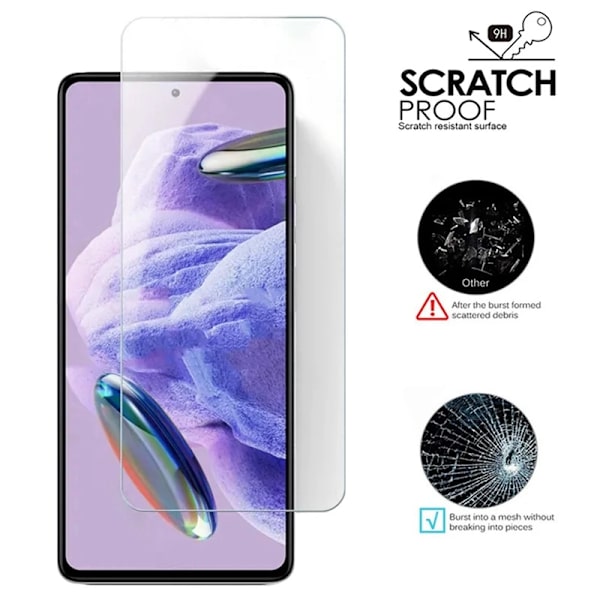 Härdat glas för XIaomi Redmi Note12Pro Plus  Skyddsfilm skärmskydd