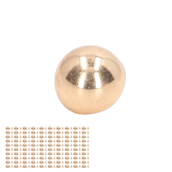 100 set svampnit nitar 12mm hög hårdhet rund huvud läder nitar för att dekorera punk kläder skor väskor husdjur krage guld