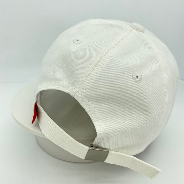Hat Dame Forår Og Efterår Simpel Lille Bogstav Broderi Beige