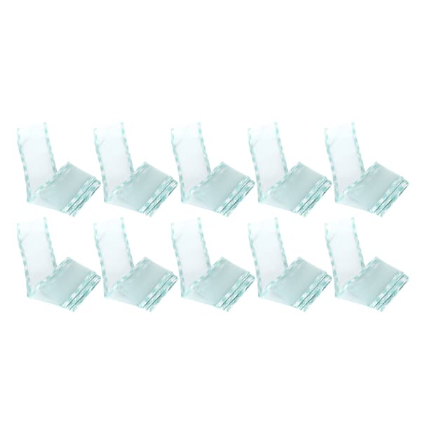 10 meter kantbånd polyester tyll for klær tilbehør DIY hodeplagg hår 2,6 tommer (Cyan C4 )